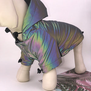 Thickened Reflective Pet Cotton Jacket: Stylish Safety for Your Furry Friends